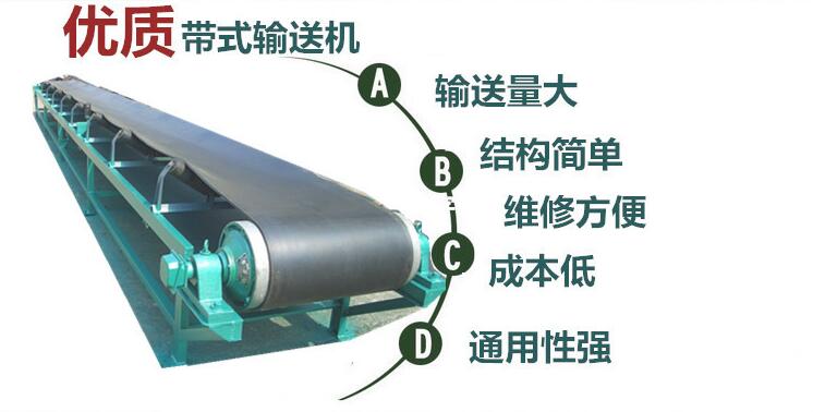 水平皮帶輸送機特點