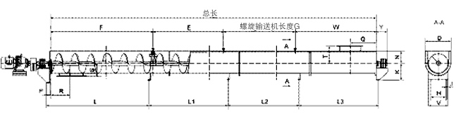 ls螺旋輸送機結構圖