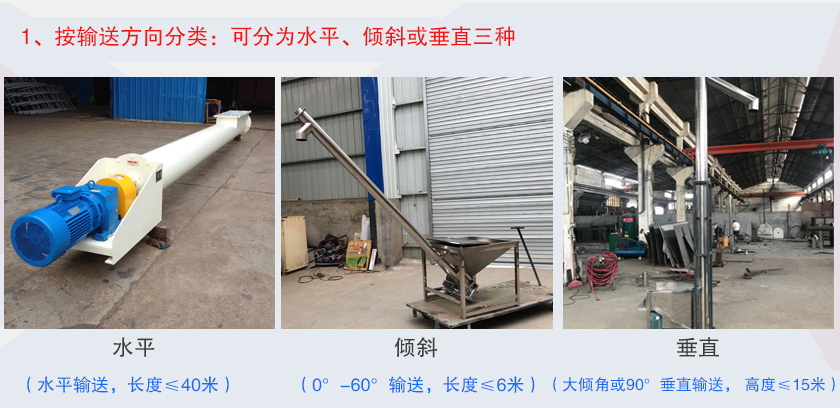 絞龍輸送機型號分類